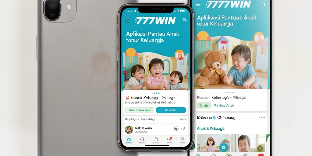 Antarmuka 777WIN yang intuitif untuk pantau anak.