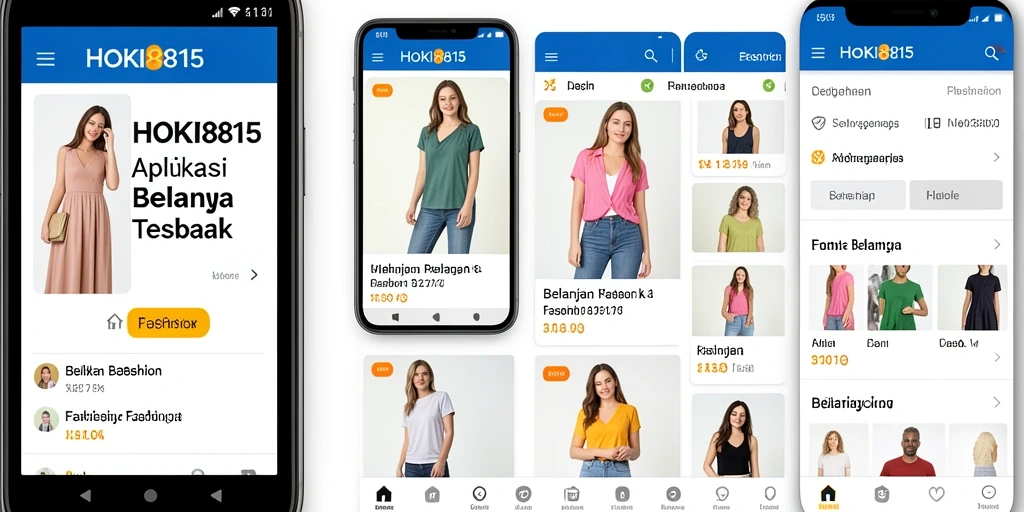 Tampilan antarmuka HOKI8815 untuk belanja fashion yang mudah dan menarik.