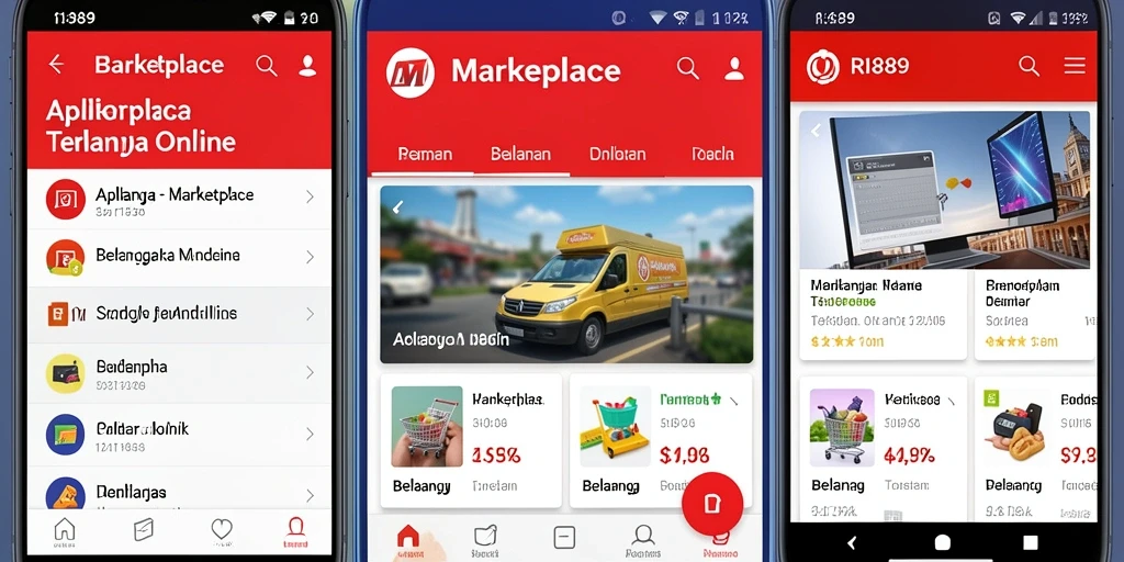 Tampilan antarmuka pengguna RI889 yang sederhana dan intuitif.